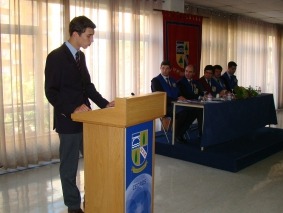 O Frederico ('14) sa&uacute;da os colegas